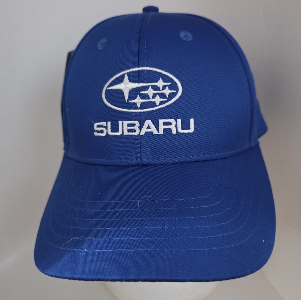 Subaru Gear Hat Cap Embroidered Logo Official Hat Blue Adjustable NWT